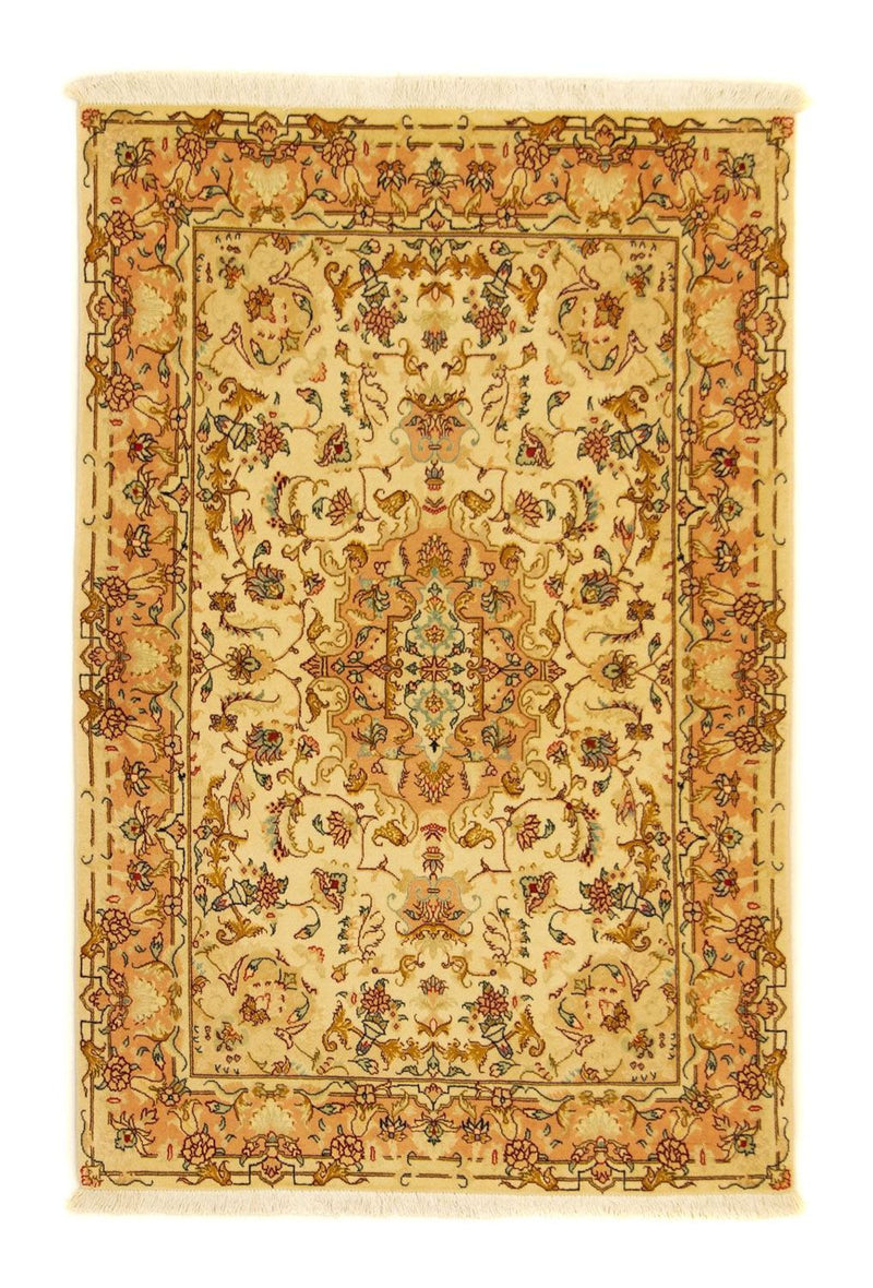 Perzisch tapijt - Tabriz - Royal - 150 x 101 cm - beige