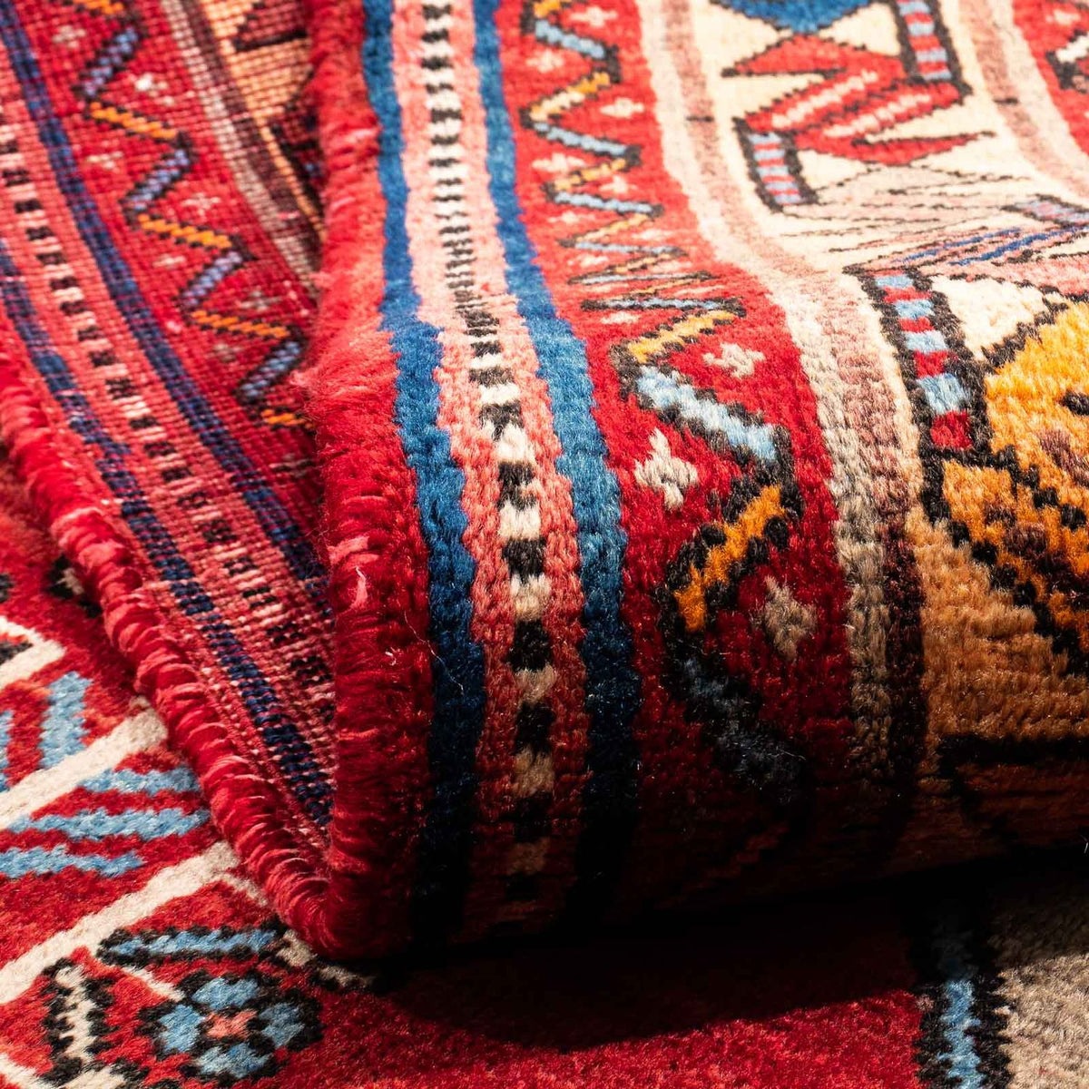 Perzisch Tapijt - Nomadisch - 216 x 165 cm - rood