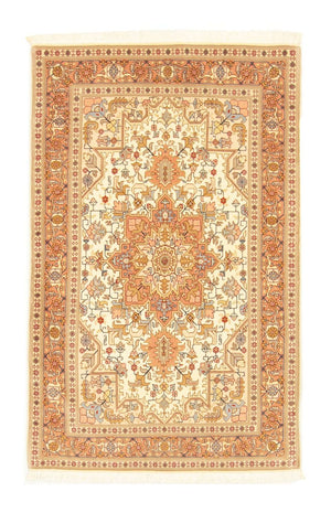 Perzisch tapijt - Tabriz - Royal - 153 x 98 cm - beige