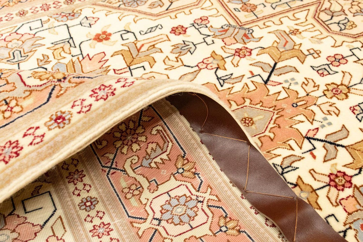 Perzisch tapijt - Tabriz - Royal - 153 x 98 cm - beige