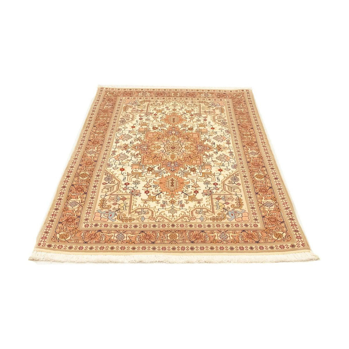 Perzisch tapijt - Tabriz - Royal - 153 x 98 cm - beige