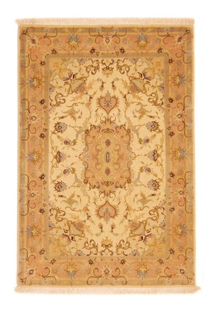 Perzisch tapijt - Tabriz - Royal - 155 x 104 cm - beige