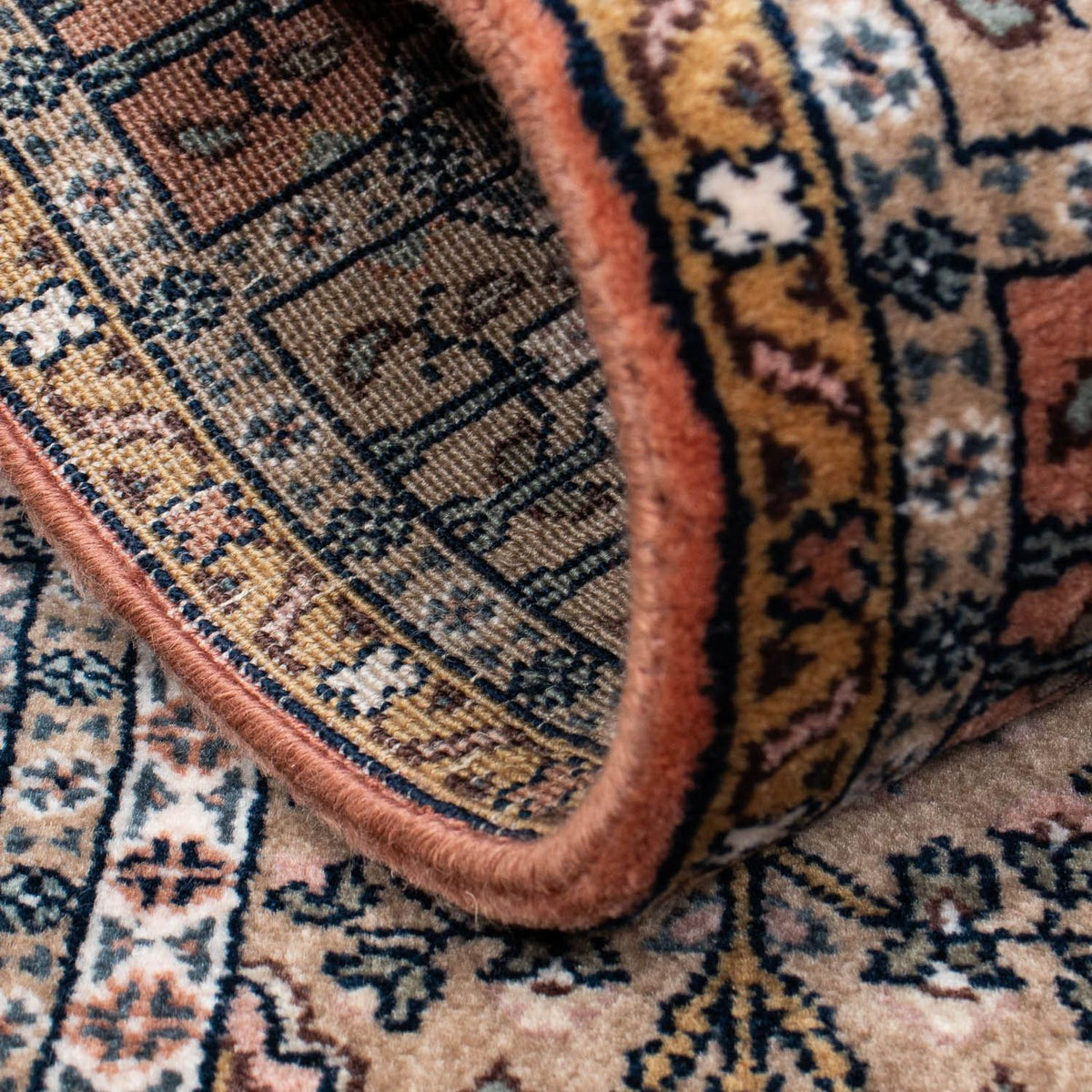 Perzisch tapijt - Ghom - 143 x 71 cm - veelkleurig