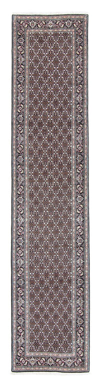 Loper Perzisch tapijt - Tabriz - 391 x 76 cm - grijs