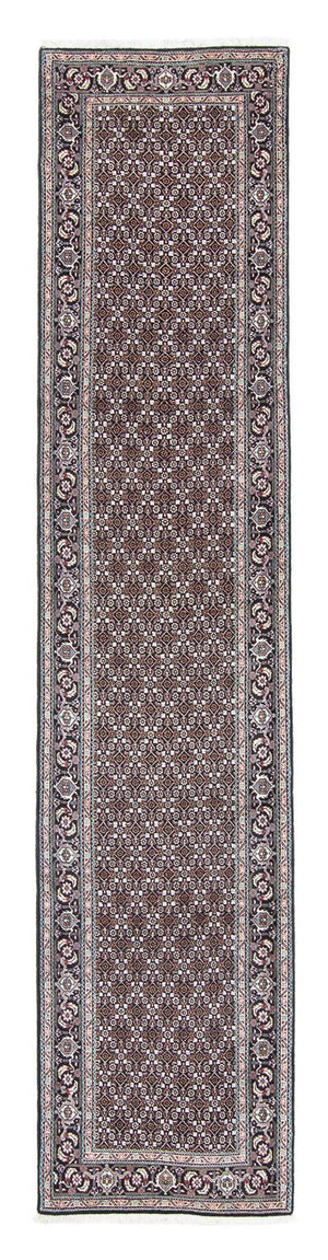 Loper Perzisch tapijt - Tabriz - 391 x 76 cm - grijs