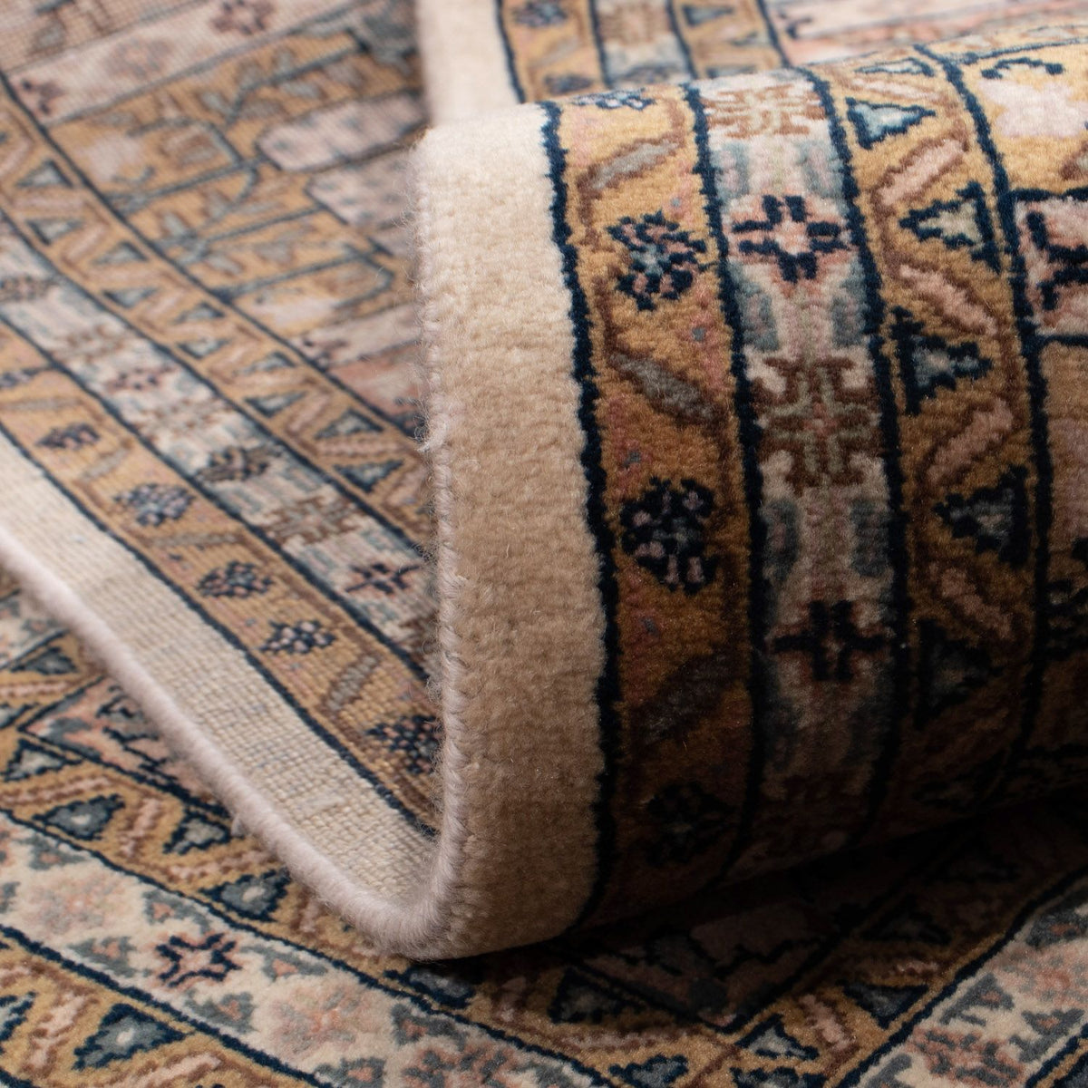 Perzisch tapijt - Ghom - 252 x 195 cm - lichtbruin