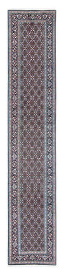 Loper Perzisch tapijt - Tabriz - 381 x 66 cm - grijs