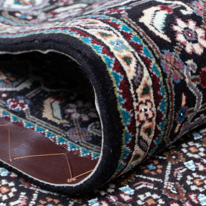 Loper Perzisch tapijt - Tabriz - 388 x 77 cm - grijs