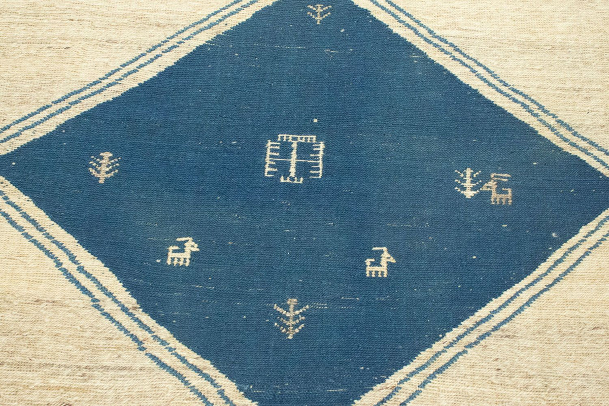 Gabbeh tapijt - Perzisch - 222 x 167 cm - beige