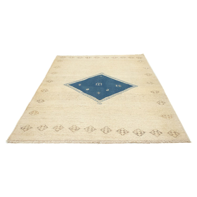 Gabbeh tapijt - Perzisch - 222 x 167 cm - beige