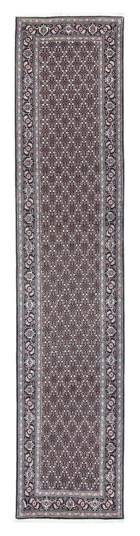 Loper Perzisch tapijt - Tabriz - 389 x 74 cm - grijs