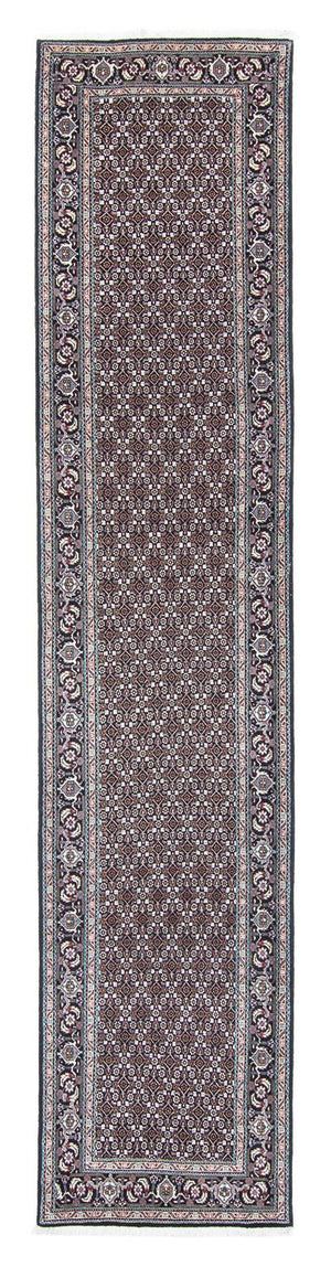 Loper Perzisch tapijt - Tabriz - 389 x 74 cm - grijs