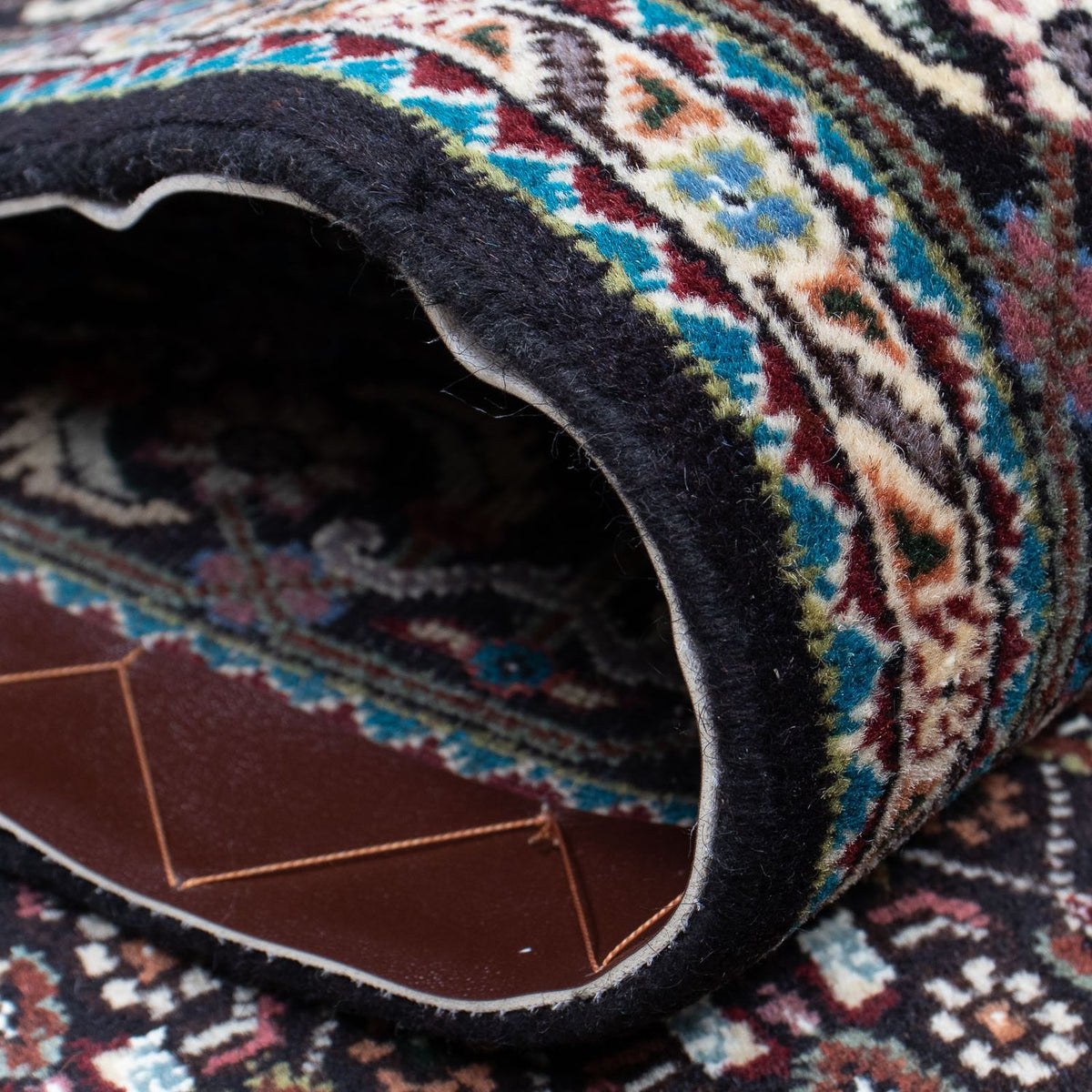 Loper Perzisch tapijt - Tabriz - 389 x 74 cm - grijs