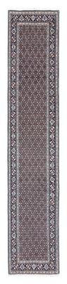 Loper Perzisch tapijt - Tabriz - 390 x 75 cm - grijs