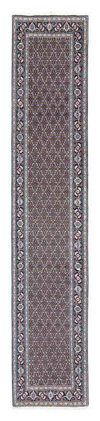 Loper Perzisch tapijt - Tabriz - 390 x 75 cm - grijs
