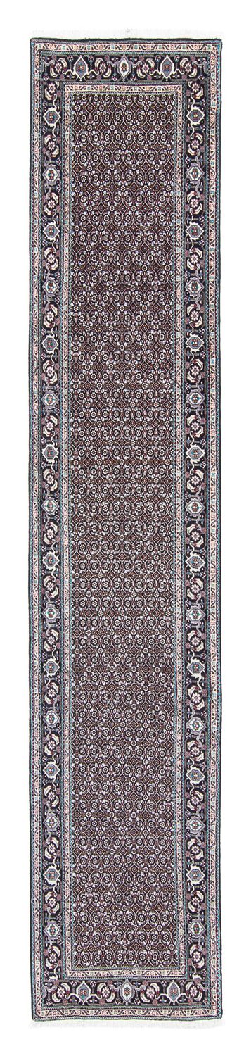Loper Perzisch tapijt - Tabriz - 390 x 75 cm - grijs