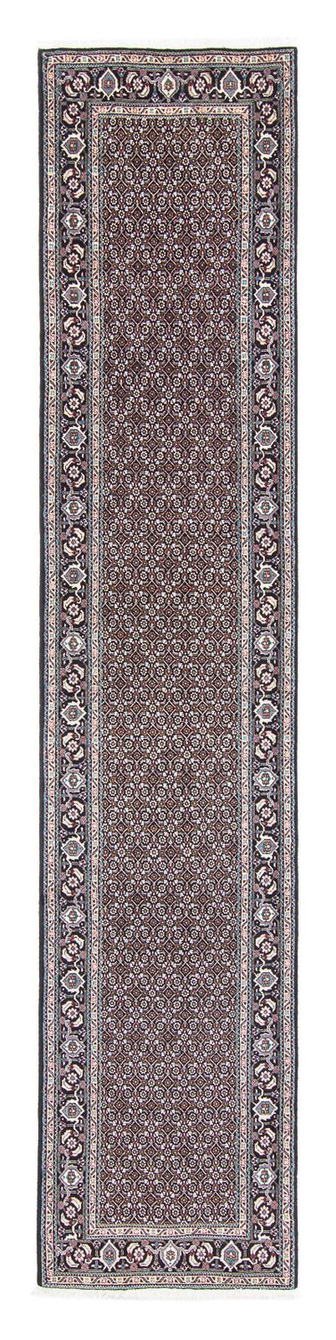 Loper Perzisch tapijt - Tabriz - 390 x 74 cm - grijs