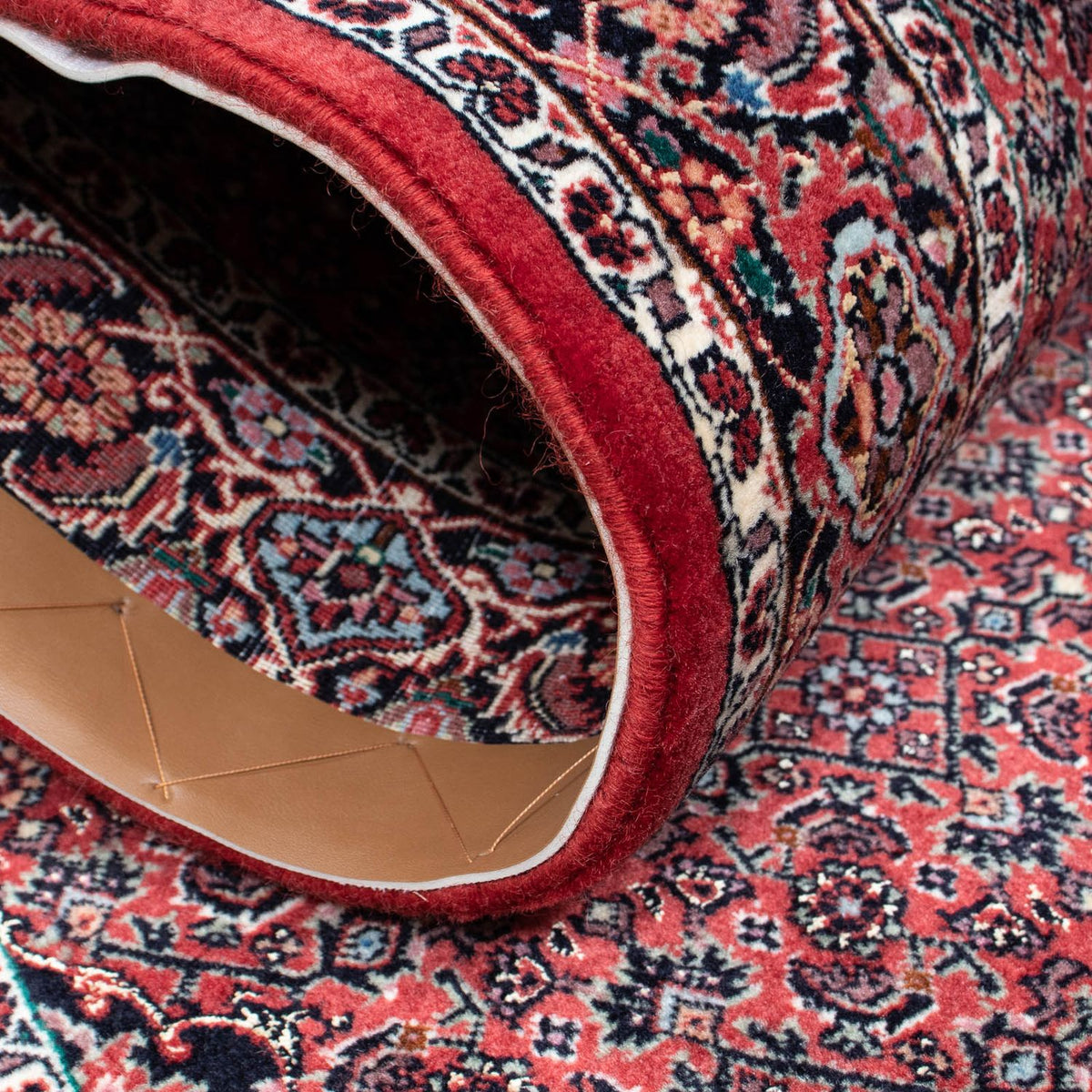 Loper Perzisch tapijt - Bijar - 198 x 101 cm - rood