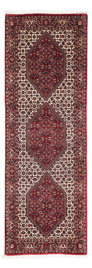 Loper Perzisch tapijt - Bijar - 206 x 74 cm - veelkleurig