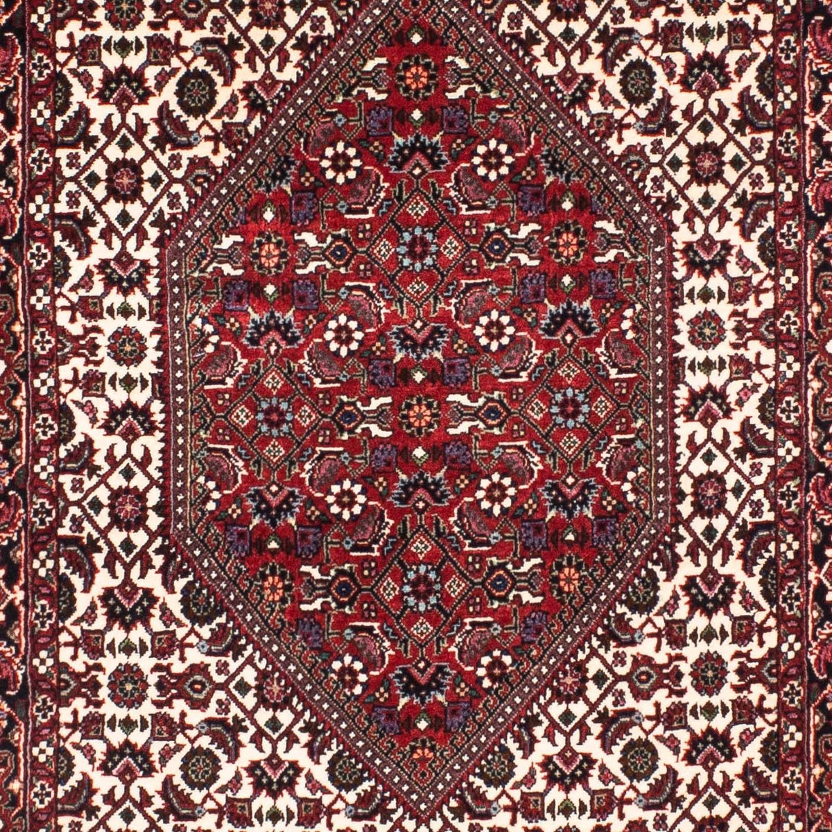 Loper Perzisch tapijt - Bijar - 206 x 74 cm - veelkleurig