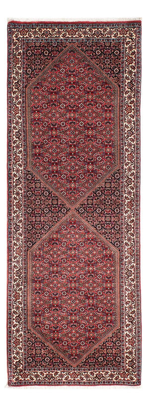 Loper Perzisch tapijt - Bijar - 219 x 79 cm - donkerrood