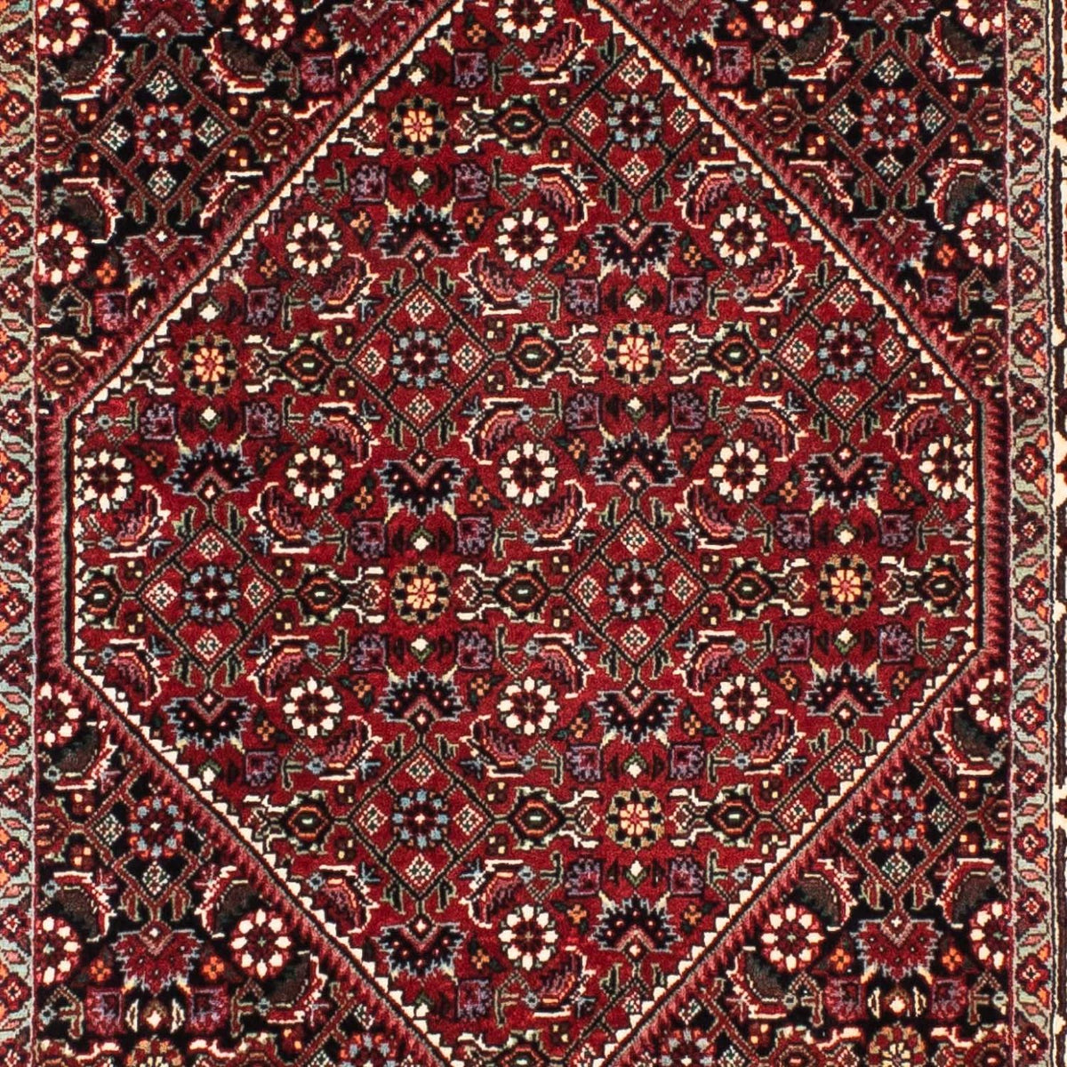 Loper Perzisch tapijt - Bijar - 209 x 74 cm - donkerrood