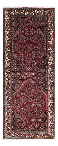 Loper Perzisch tapijt - Bijar - 198 x 74 cm - donkerrood