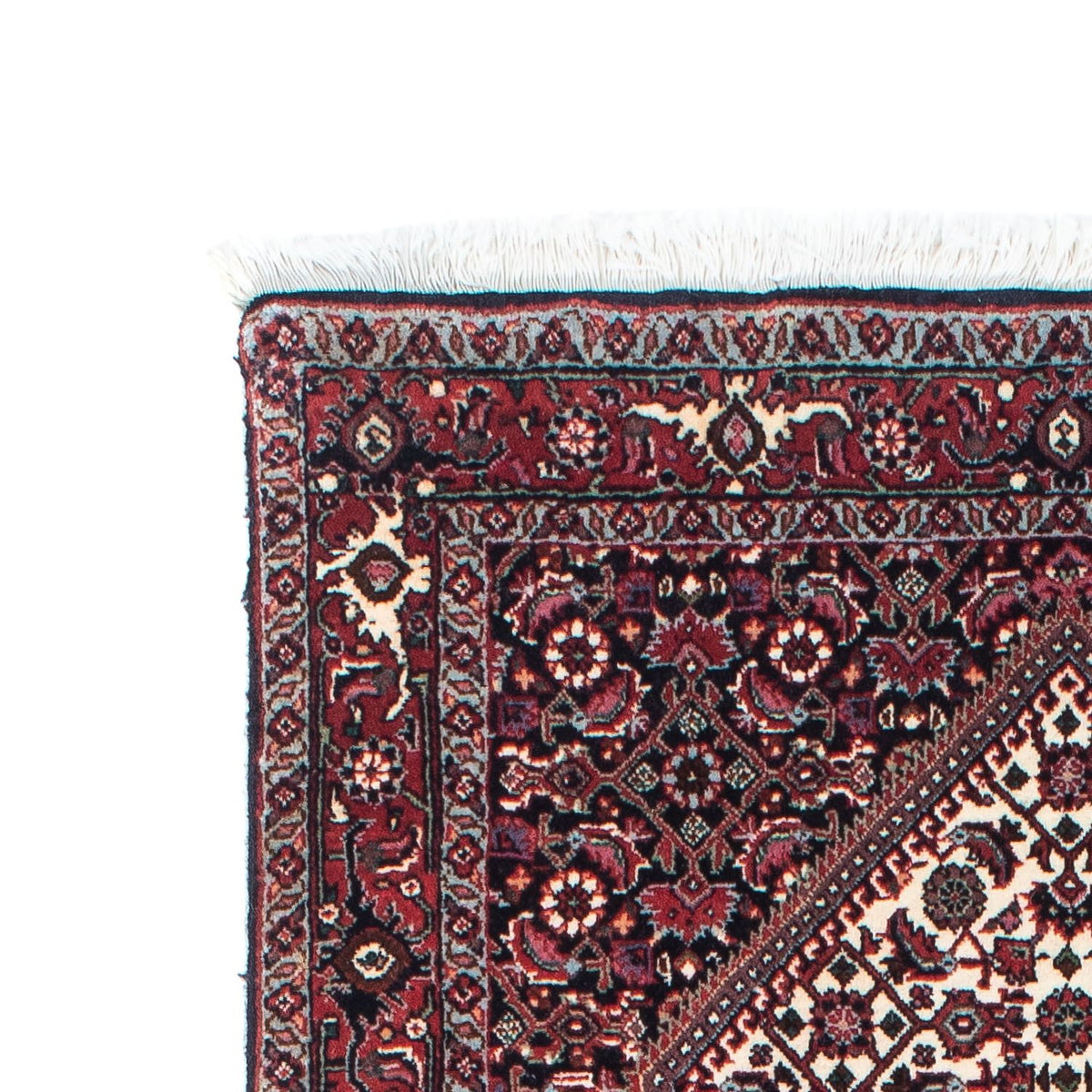 Loper Perzisch tapijt - Bijar - 214 x 73 cm - donkerblauw