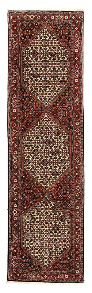 Loper Perzisch tapijt - Bijar - 316 x 81 cm - veelkleurig