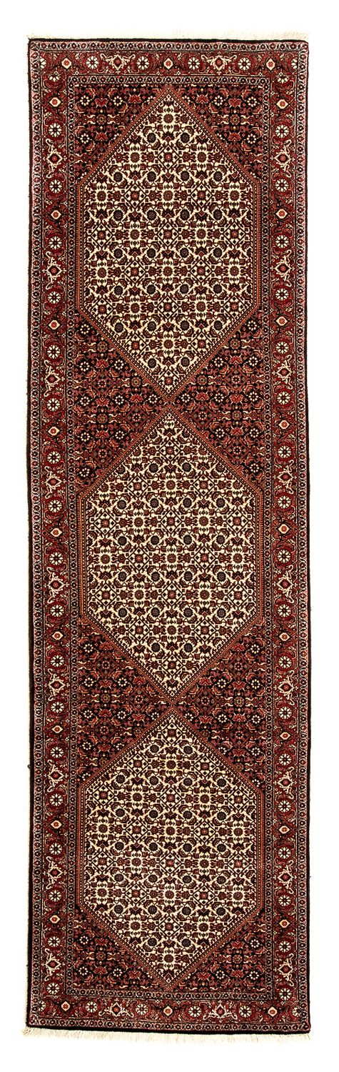Loper Perzisch tapijt - Bijar - 316 x 81 cm - veelkleurig