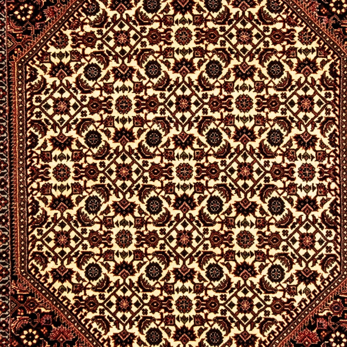 Loper Perzisch tapijt - Bijar - 316 x 81 cm - veelkleurig