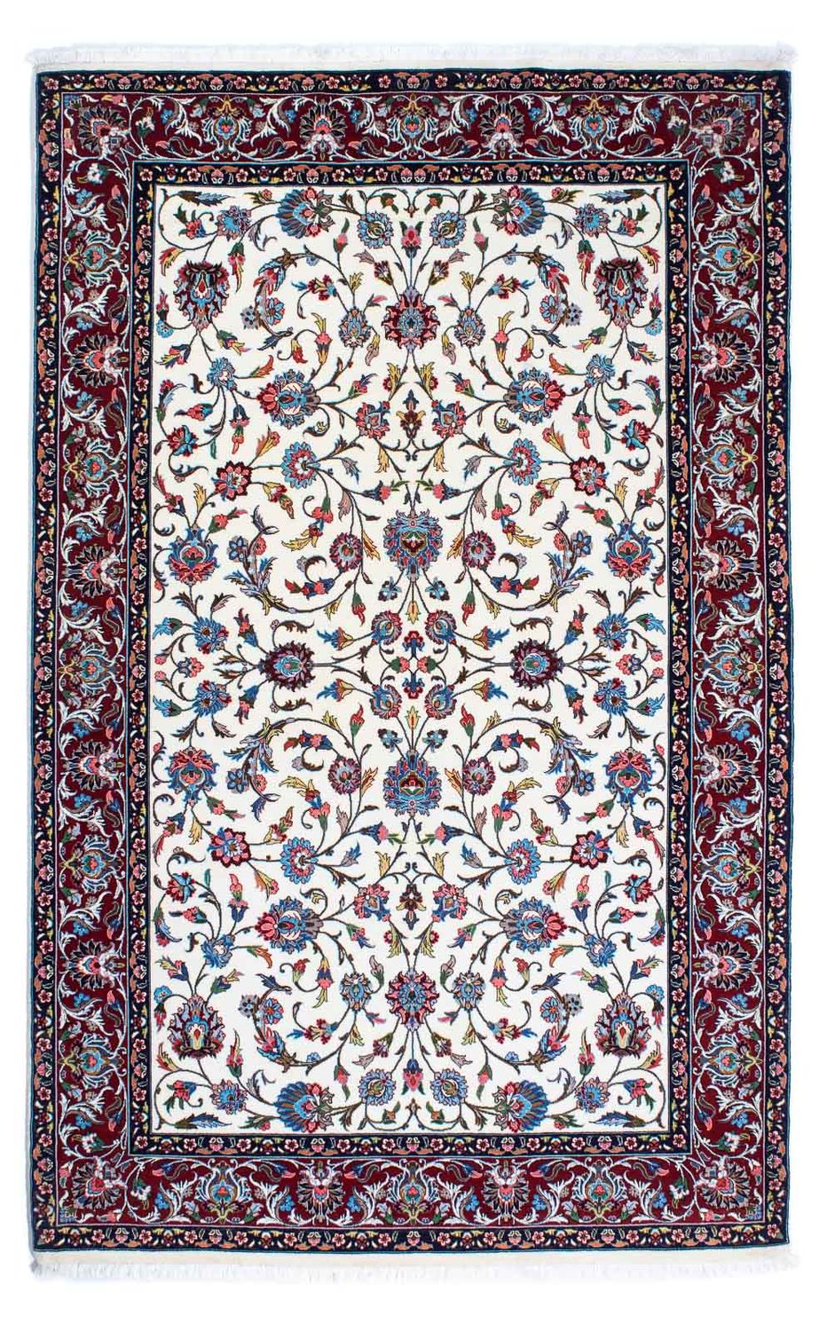 Perzisch tapijt - Ghom - 218 x 137 cm - beige
