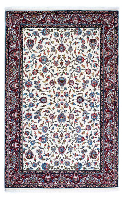 Qom Tapijt 137x218cm - Perzisch tapijt - beige