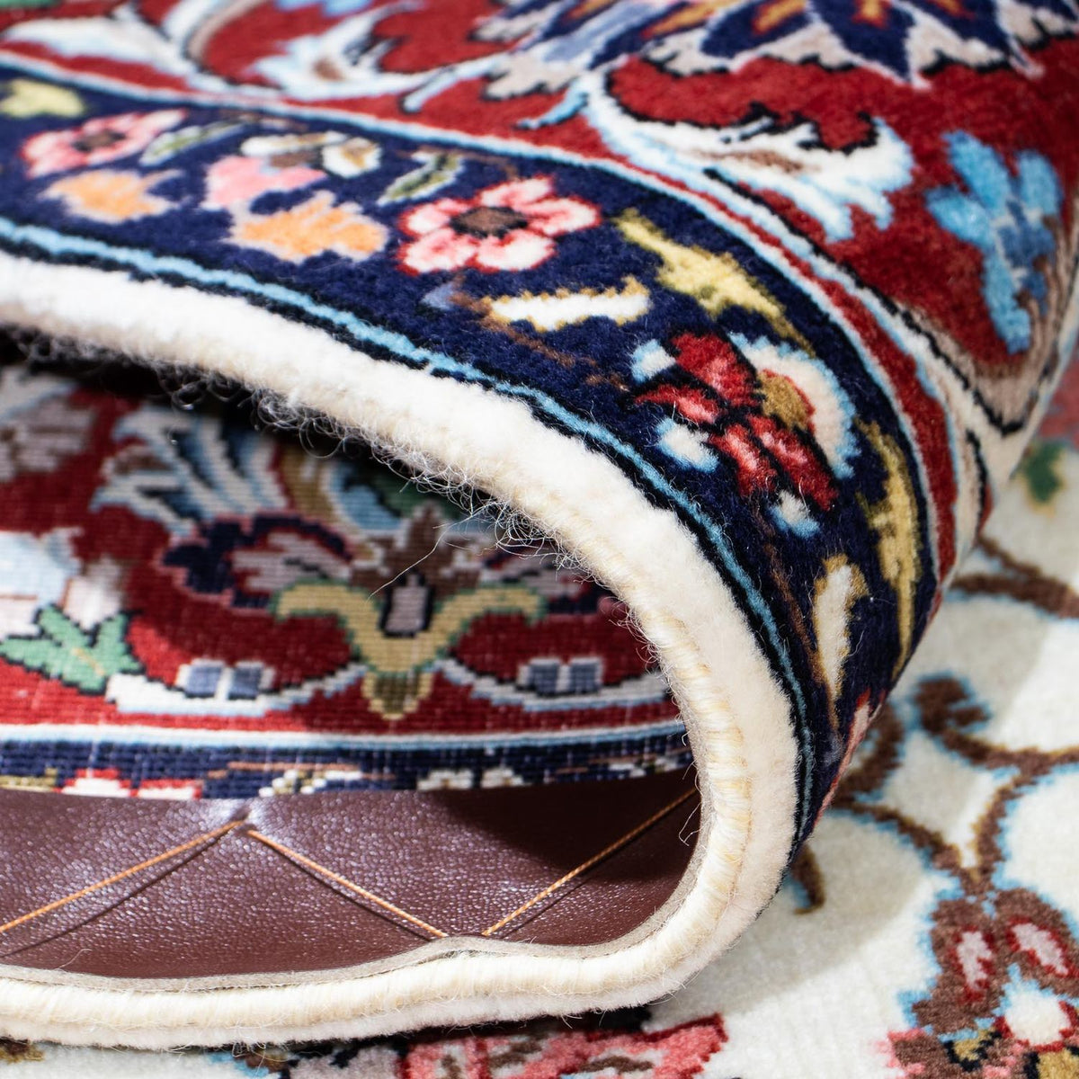 Perzisch tapijt - Ghom - 218 x 137 cm - beige