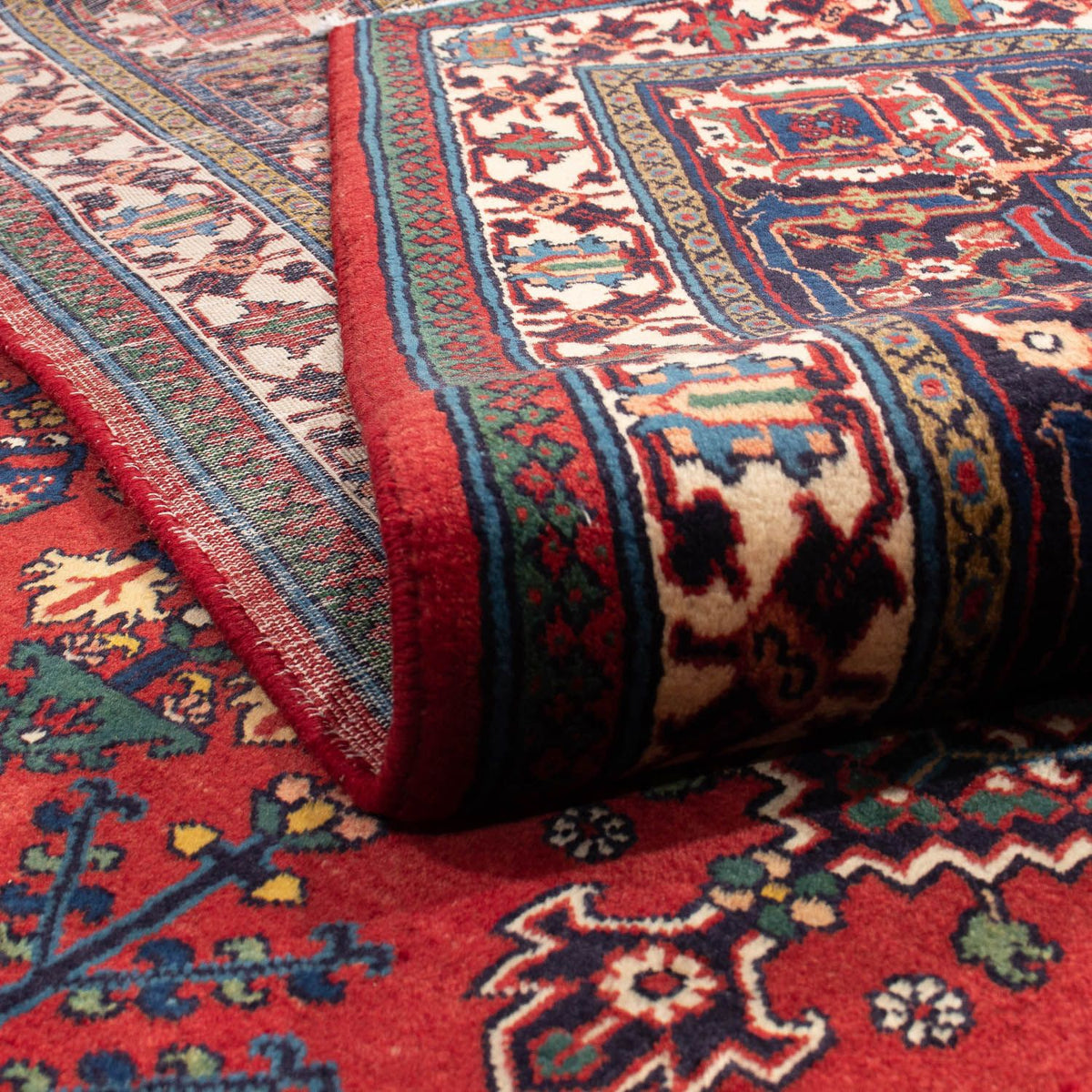 Perzisch Tapijt - Nomadisch - 343 x 235 cm - donkerrood