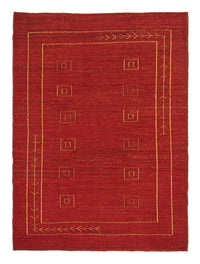 Gabbeh tapijt - Perzisch - 196 x 143 cm - rood