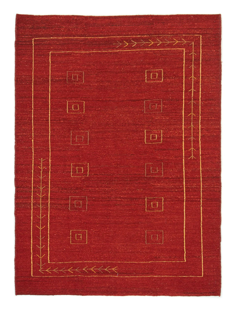 Gabbeh tapijt - Perzisch - 196 x 143 cm - rood