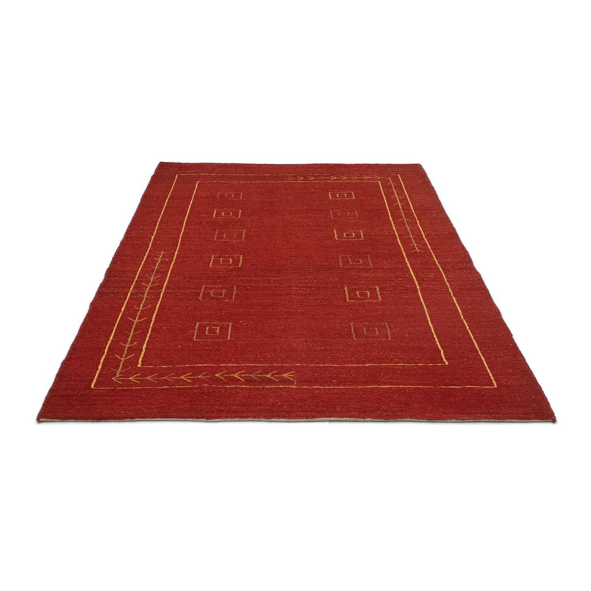 Gabbeh tapijt - Perzisch - 196 x 143 cm - rood