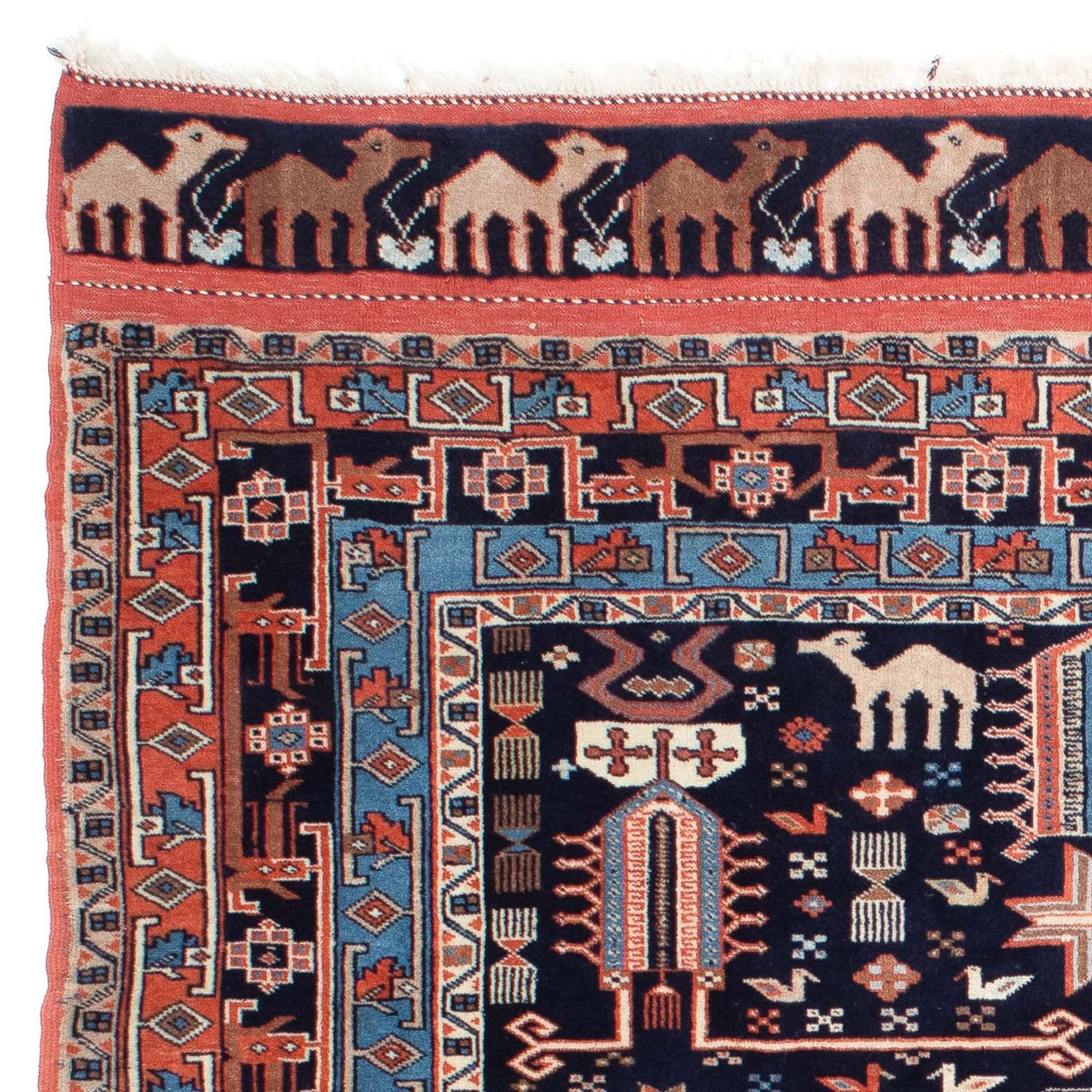 Perzisch tapijt - Klassiek - 152 x 114 cm - donkerblauw