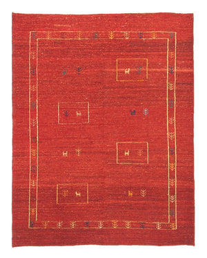 Gabbeh tapijt - Perzisch - 190 x 150 cm - rood