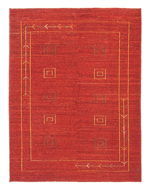 Gabbeh tapijt - Perzisch - 196 x 146 cm - rood