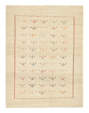 Gabbeh tapijt - Perzisch - 195 x 144 cm - beige