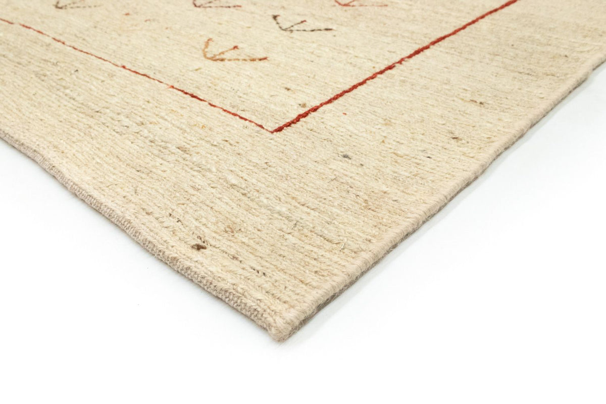 Gabbeh tapijt - Perzisch - 195 x 144 cm - beige