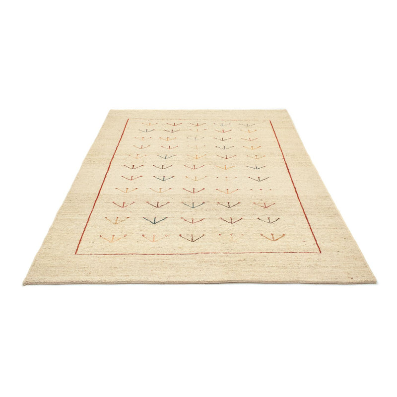 Gabbeh tapijt - Perzisch - 195 x 144 cm - beige