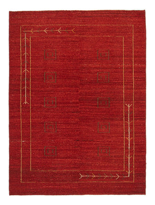 Gabbeh tapijt - Perzisch - 197 x 144 cm - rood