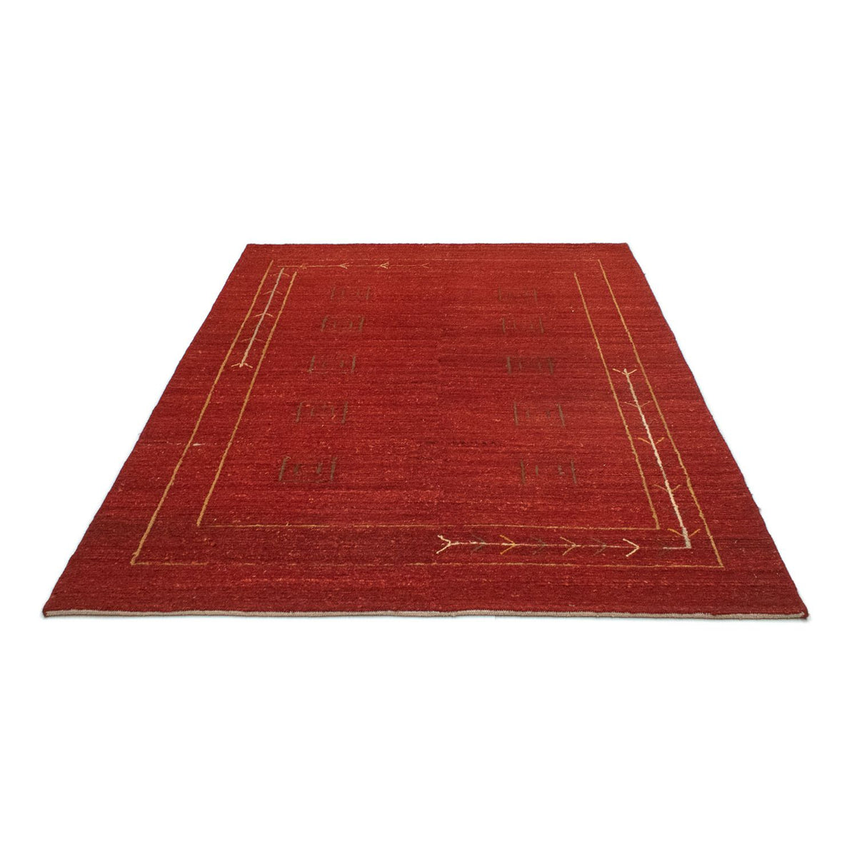 Gabbeh tapijt - Perzisch - 197 x 144 cm - rood
