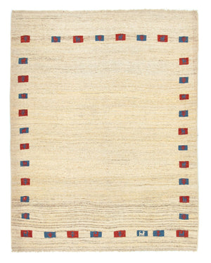Gabbeh tapijt - Perzisch - 196 x 156 cm - beige