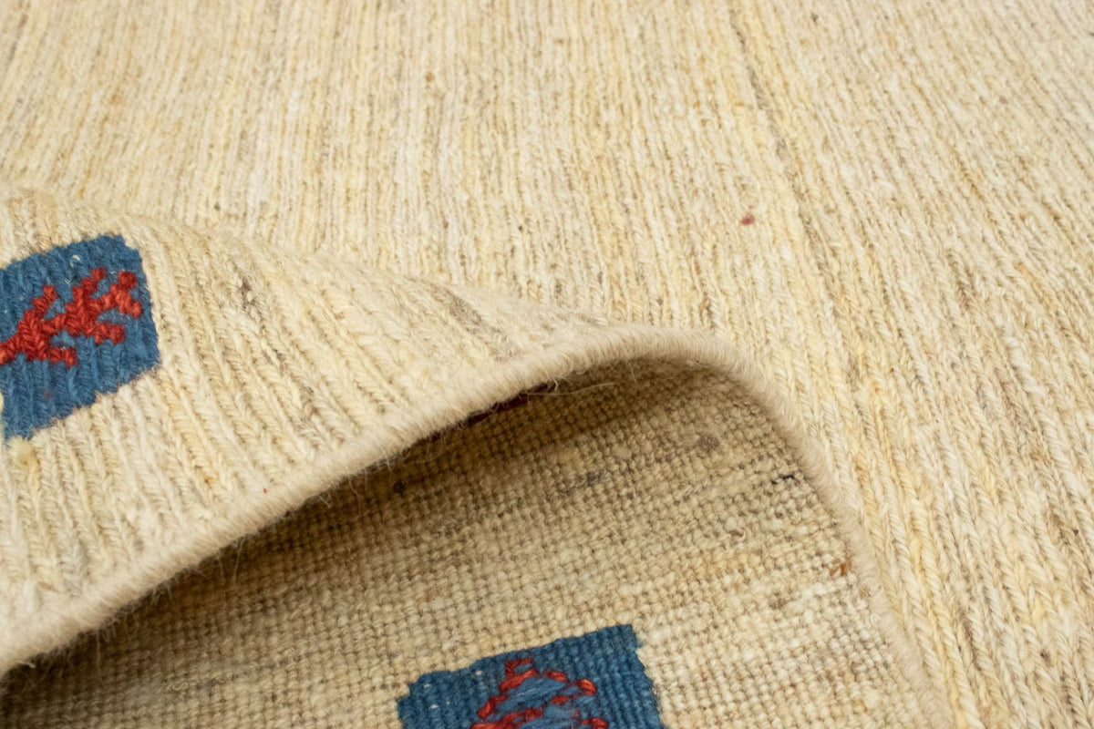 Gabbeh tapijt - Perzisch - 196 x 156 cm - beige