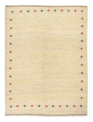 Gabbeh tapijt - Perzisch - 198 x 150 cm - beige