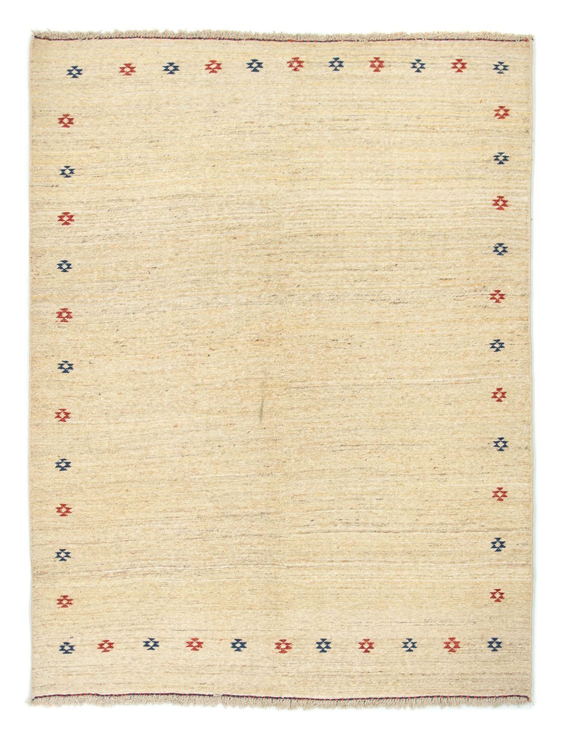 Gabbeh tapijt - Perzisch - 198 x 150 cm - beige